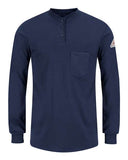 Bulwark Women's Long Sleeve Tagless Henley Shirt