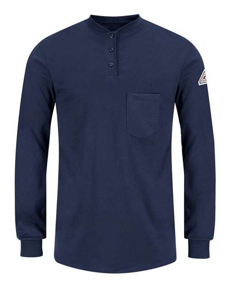 Bulwark Women's Long Sleeve Tagless Henley Shirt