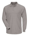 Bulwark Men's Classic Long Sleeve Flame-Resistant Polo