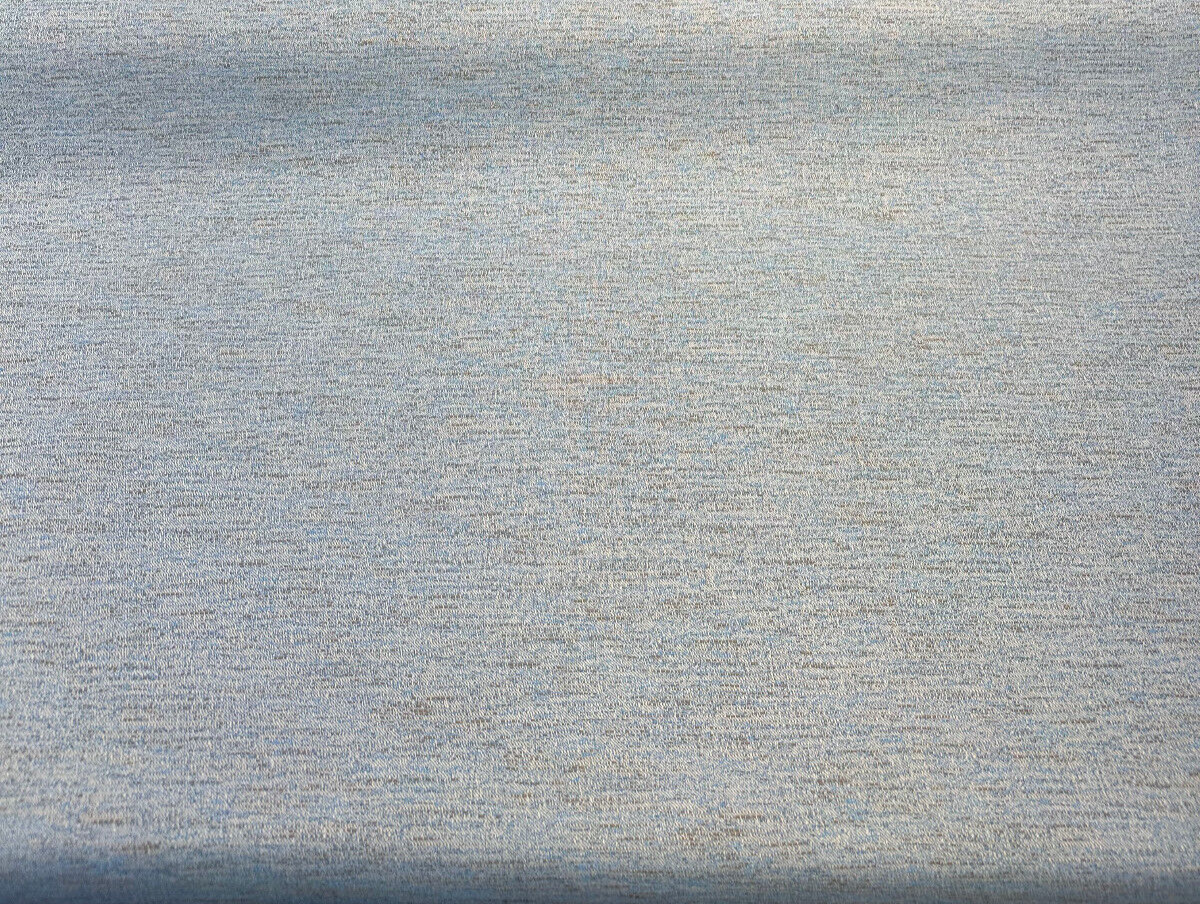 Sunbrella Adena Azure Blue Acrylic Fabric - Light Blue, Taupe Gray Hints, Tweed, 54" Width (1 Yard)