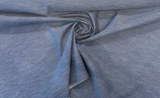 Sunbrella Charmer Indigo Blue Sunbrella Acrylic Fabric - Blue Dark, Textured Solids, 1 Yard