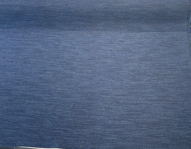 Sunbrella Charmer Indigo Blue Sunbrella Acrylic Fabric - Blue Dark, Textured Solids, 1 Yard