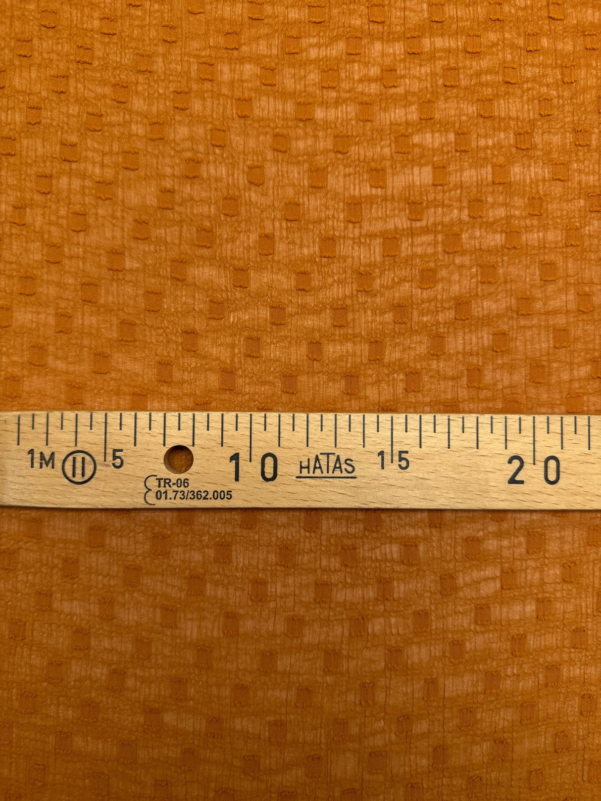 Polyester Chiffon Geometric Brown-Orange
