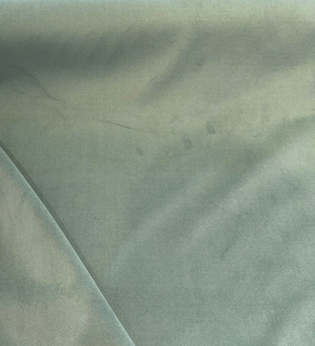 Posh Velvet Polyester Fabric - Ivy Green, Backed, Soft Upholstery, 56" Width (1 Yard)