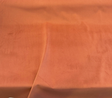 Posh Velvet Polyester Fabric - Picante Fiery Orange, Fleece Backed, 56" Width (1 Yard)