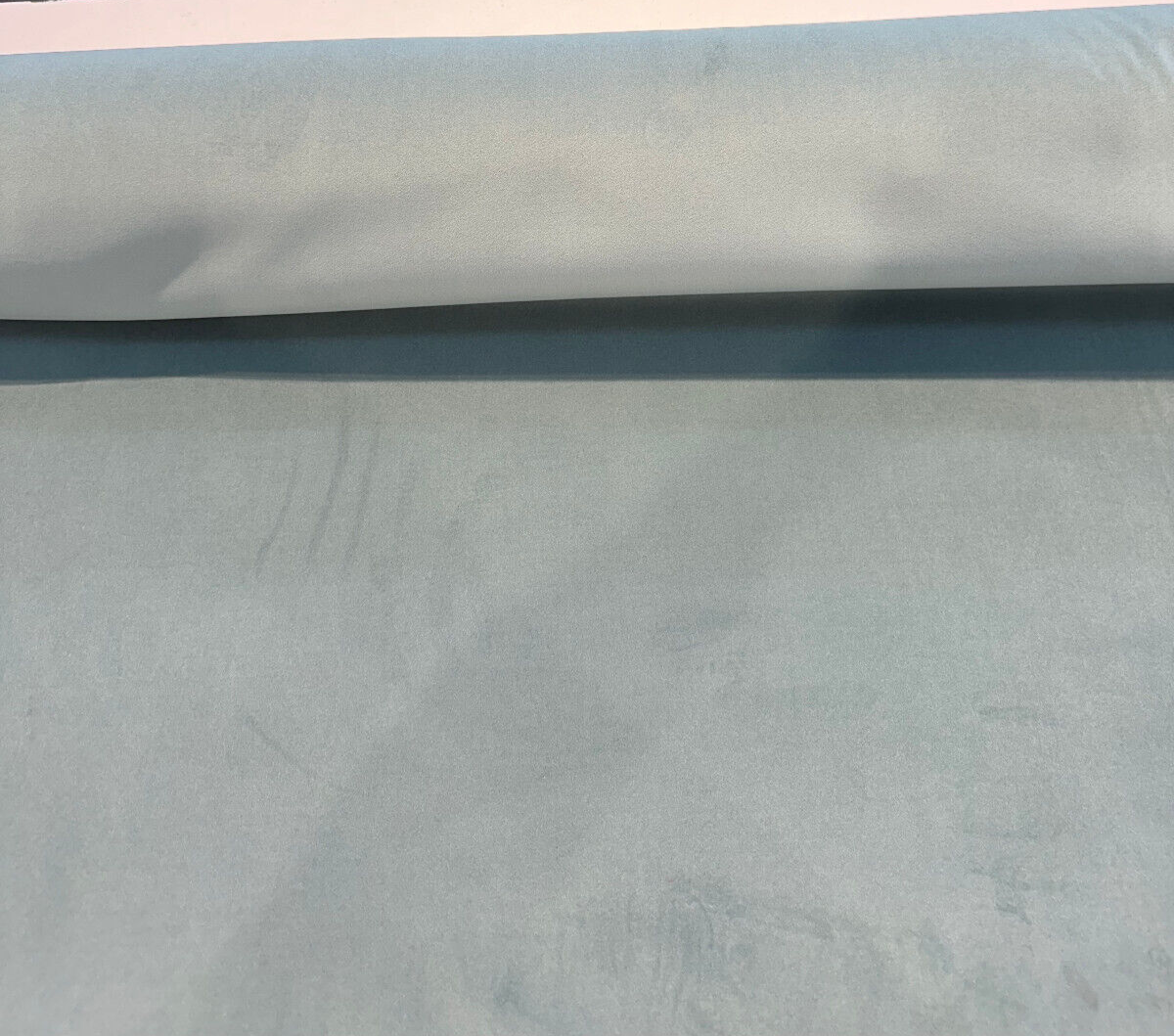 Posh Velvet Polyester Fabric - Mallard Green Blue, Fleece Backed, 56" Width (1 Yard)