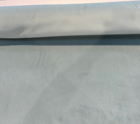Posh Velvet Polyester Fabric - Mallard Green Blue, Fleece Backed, 56" Width (1 Yard)