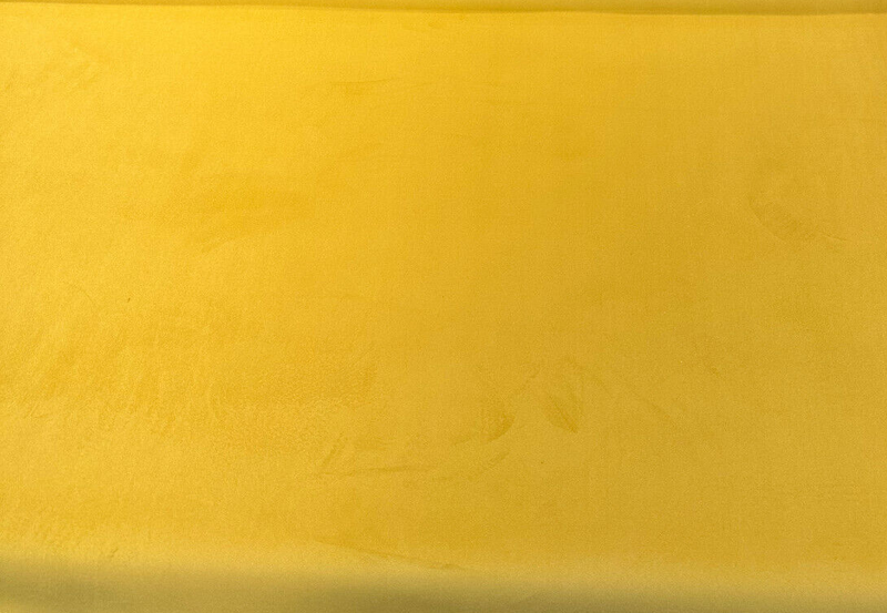 Posh Velvet 100 Percent Polyester Fabric - Dijon Yellow, Backed, 56" Width (1 Yard)