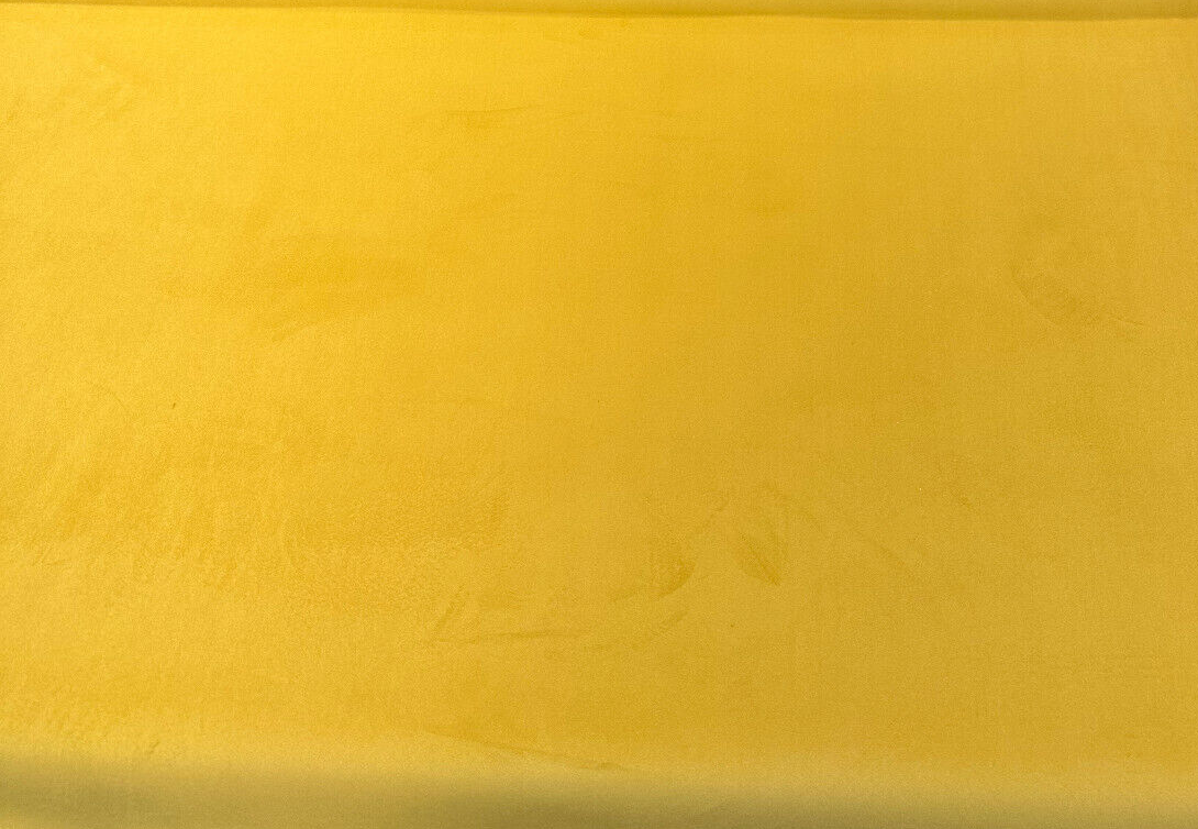 Posh Velvet 100 Percent Polyester Fabric - Dijon Yellow, Backed, 56" Width (1 Yard)