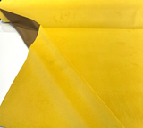 Posh Velvet 100 Percent Polyester Fabric - Dijon Yellow, Backed, 56" Width (1 Yard)