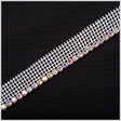 5/8" Crystal/AB/Silver Metal & Czech Rhinestone