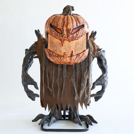 3 ft. Motion Activated Growling Pumpkin Henchman Animatronic