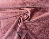 Jazz Plush Chenille Fabric - Brandy Wine Purple Textured Upholstery, 55" Width (By The Yard)