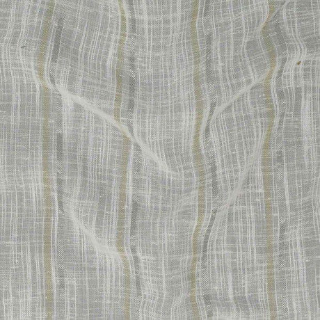 P Kaufmann Salt White Gold Byline Elegant Sheer Polyester Fabric - White Gold Sheer Pattern, 120" Width (1 Yard)
