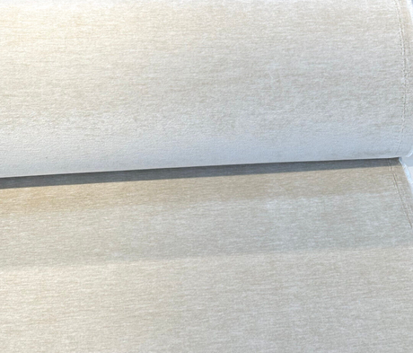 Ronen Chenille Polyester Fabric - Birch Beige, Soft Upholstery, 55" Width (1 Yard)