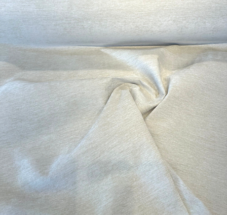 Ronen Chenille Polyester Fabric - Birch Beige, Soft Upholstery, 55" Width (1 Yard)