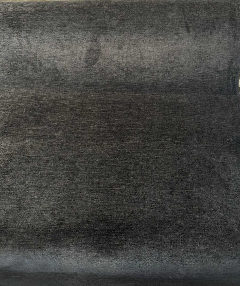 Ronen Chenille Fabric - Caviar Black, 55" Width (By The Yard)