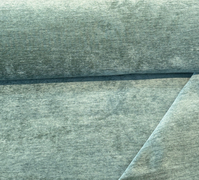 Ronen Ivy Green Chenille Fabric - Ivy Green, Soft Upholstery, 55" Width (1 Yard)