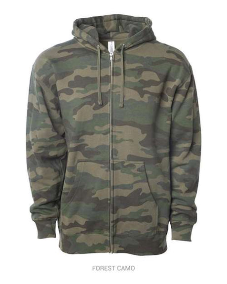 Independent Trading Co. Unisex Midweight Full-Zip Hooded Sweatshirt