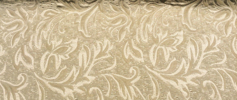 Antique Gold Matelasse Jacquard Fabric - Antique Gold Embossed Pattern, 57" Width (1 Yard)