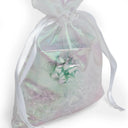 Bolsa elegante de tela iridiscente 5" x 6 1/2"