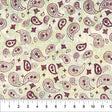 Cotton Print Saddle Up Bandana Putty Fabric