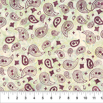 Cotton Print Saddle Up Bandana Putty Fabric