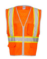 Kishigo Unisex Premium Brilliant Series X-Back Dual Compliant Safety Vest