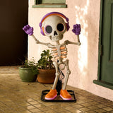 3 ft. Motion Activated Lighted Party Skeleton Animatronic (Haunted Living)