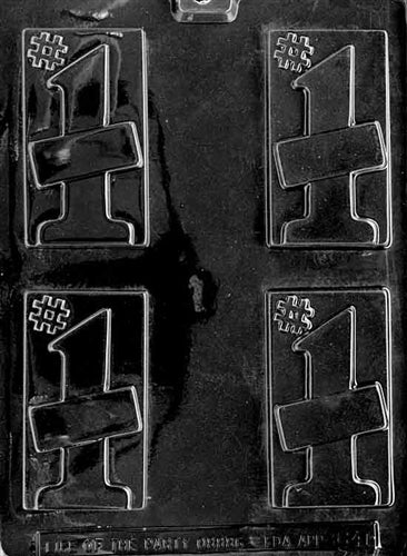 #1 Card Chocolate Mold - LPBC041