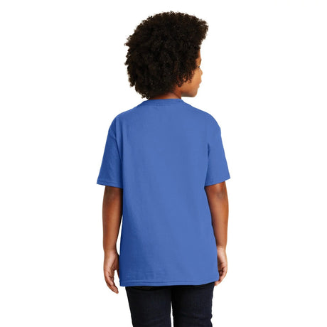 Gildan Heavy Cotton Youth Crew Neck Short Sleeve T-Shirt | Soft Durable Cotton Kids Tee