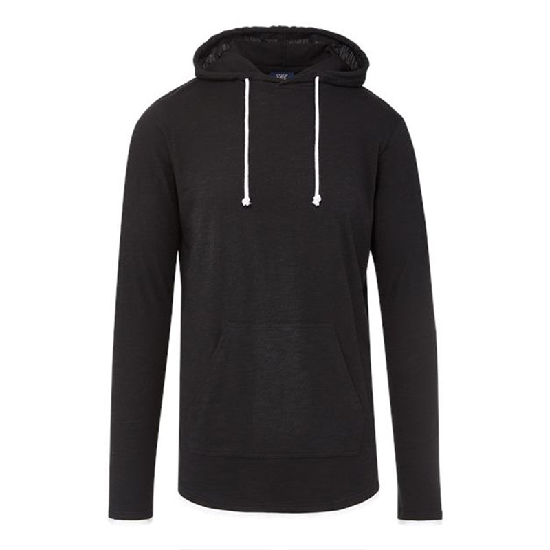 Miles Slub Hooded Long Sleeve T-Shirt
