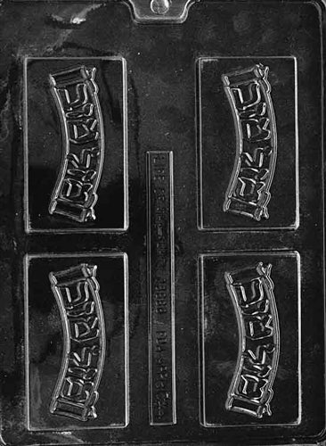 Mazel Tov Card Chocolate Mold - LPBC044
