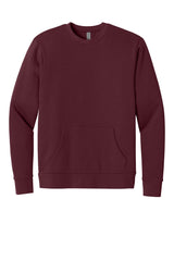 Next Level® Santa Barbara Pocket Crewneck Long Sleeve Sweatshirt