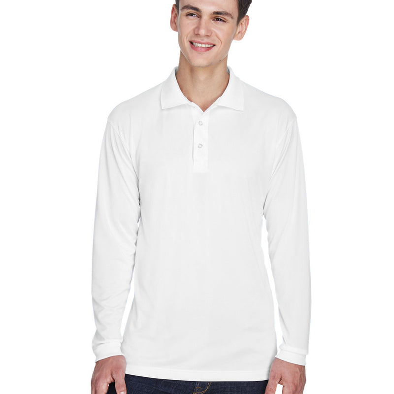 Adult Cool & Dry Sport Long-Sleeve Polo