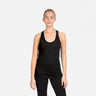Next Level 1533 Women's Tank Top Lightweight Cotton Poly Jersey Fabric - Black Racerback, 30 Singles, 135 Grams/4.0Oz (1 Unit)