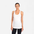 Next Level 1533 Women's Tank Top Lightweight Cotton Poly Jersey Fabric - White, Racerback, 30 Singles, 135 Grams/4.0Oz (1 Piece)