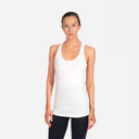 Next Level 1533 Women's Tank Top Lightweight Cotton Poly Jersey Fabric - White, Racerback, 30 Singles, 135 Grams/4.0Oz (1 Piece)