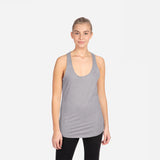 Next Level 1533 Women's Tank Top Cotton Poly Jersey Fabric - Heather Grey, Racerback, 30 Singles, 135 Grams, 4.0 Oz (1 Unit)