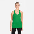 Next Level 1533 Women's Tank Top Lightweight Cotton Poly Jersey Fabric - Kelly Green, Racerback, Tear Away Label (1 Piece)