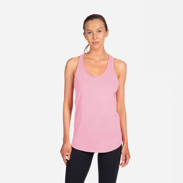 Next Level 1533 Women's Tank Top Lightweight Cotton Poly Jersey Fabric - Lilac, Racerback, 30 Singles, 135 Grams/4.0Oz (1 Piece)