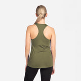 Next Level 1533 Women's Tank Top Cotton Poly Jersey Fabric - Military Green, Racerback, 60% Combed Ring-Spun Cotton 40% Polyester, 30 Singles, 135 Grams, 4.0 Oz (1 Unit)