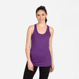 Next Level 1533 Women's Tank Top Lightweight Cotton Poly Jersey Fabric - Purple Rush, Racerback, 30 Singles, 135 Grams, 4.0 Oz (1 Piece)