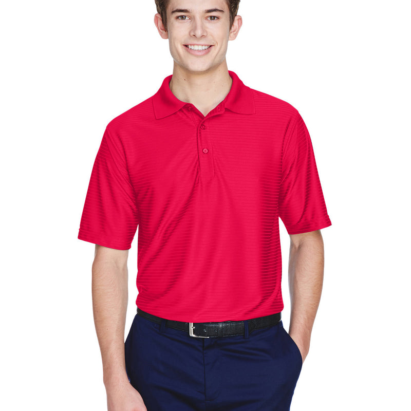 Men's Cool & Dry Elite Tonal Stripe Performance Polo