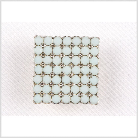 Swarovski Rho Mint Alabaster Shank Back Button - 40L/25.5mm