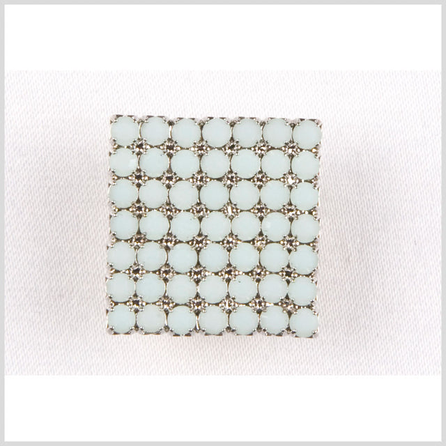 Swarovski Rho Mint Alabaster Shank Back Button - 40L/25.5mm