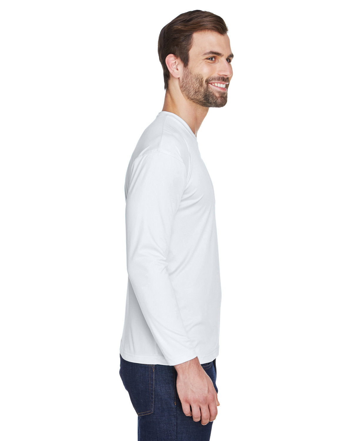 Adult Cool & Dry Sport Long-Sleeve Performance Interlock T-Shirt