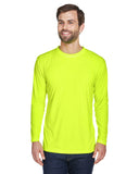 Camiseta deportiva de interlock de rendimiento Cool & Dry de manga larga para adulto