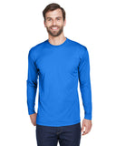 Camiseta deportiva de interlock de rendimiento Cool & Dry de manga larga para adulto