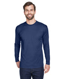 Camiseta deportiva de interlock de rendimiento Cool & Dry de manga larga para adulto